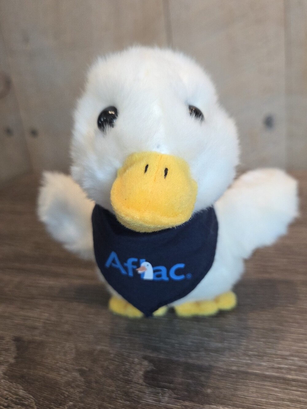 Aflac Duck 6" Plush Stuffed Animal Duckling Talks AFLAC Ad Promo Display